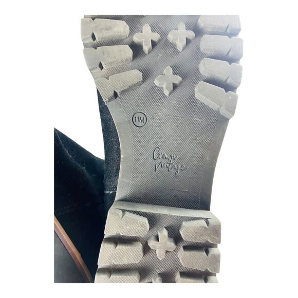 Crown Vintage Tipryn Women's Chelsea Boots Pull On Leather Upper Black 11M - Picture 8 of 9